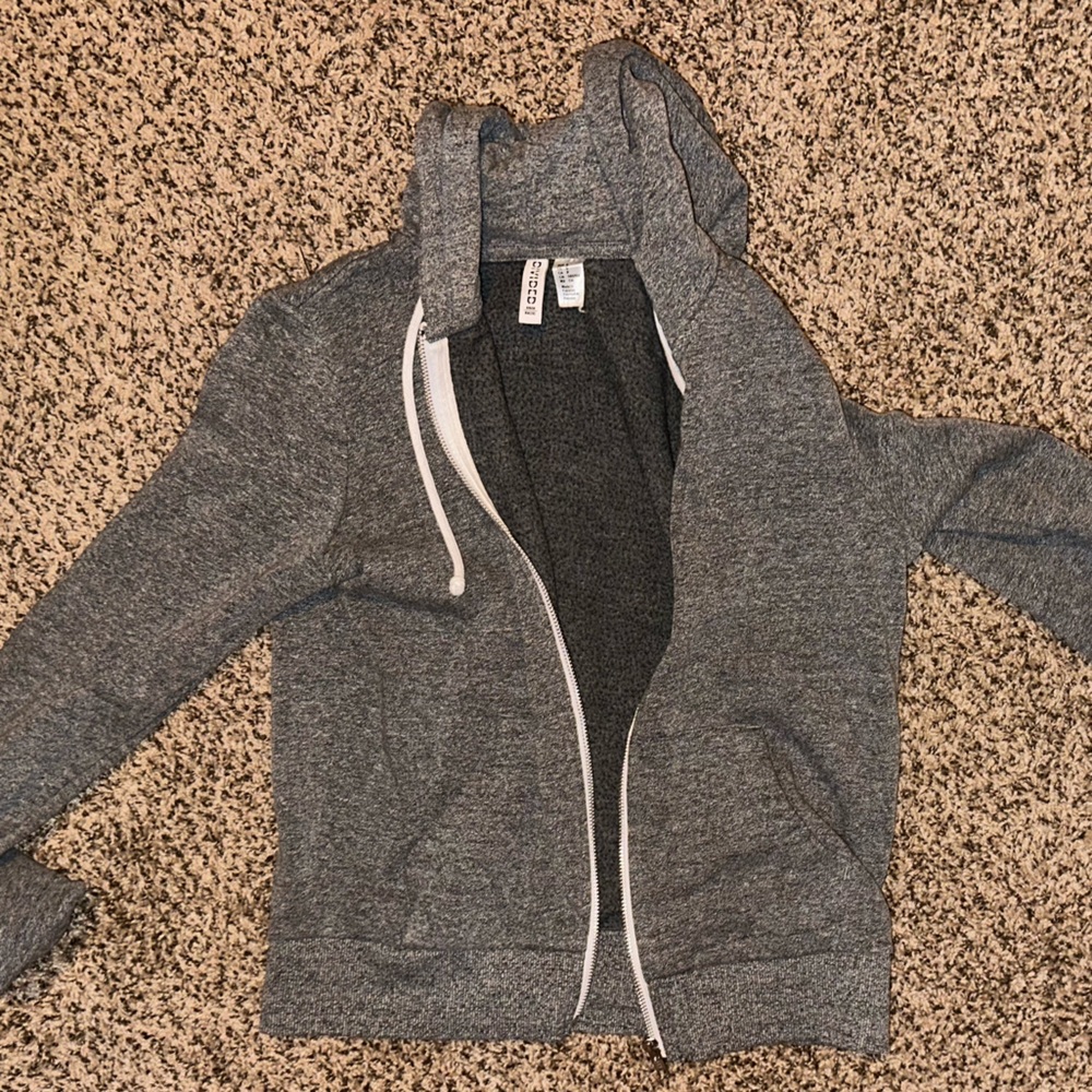 H&M Gray Zip Up Hoodie